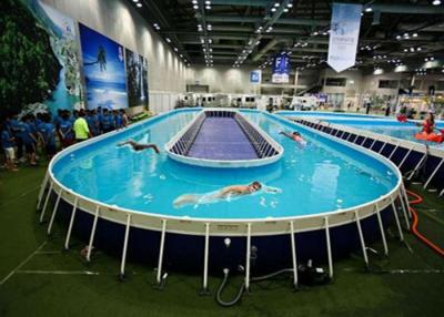 China Divertido sobre el metal de tierra enmarcó la piscina del marco de acero de las piscinas/el 10ft en venta