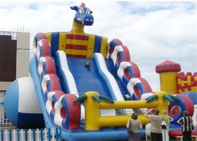 China 6.5M Height Commercial Inflatable Slide , Inflatable Rooster Slide With Attractive Design for sale