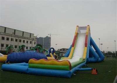 China EN14960 Eco - Friendly Giant Inflatable Water Slide For Garden Adult Inflatable Games for sale