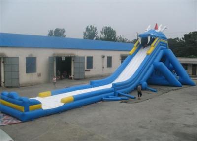 China Outdoor Adult Giant Inflatable Water Slide , Massive Inflatable Slide For Amusement Park for sale