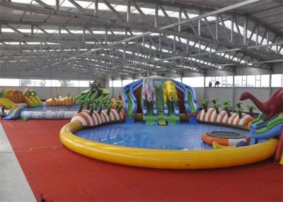 China Giant Outdoor Play Equipment Amazing Inflatable Water Park For Kids for sale