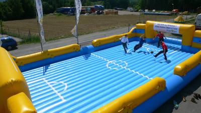 China Funny Inflatable Soccer Field , Inflatable Water Soccer Field for Adult for sale