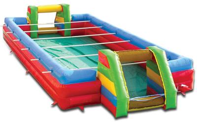 China Indoor Inflatable Sports Games , Inflatable Football Field for Sport Game for sale