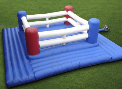 China Portable Inflatable Sports Games For Kids , PVC Inflatable Boxing Ring Court for sale