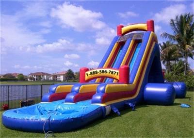 China Interesting Inflatable Water Slide , Banzai Inflatable Outdoor Water Slide for sale