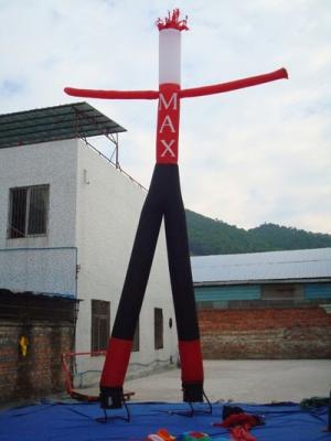 Chine Danseur gonflable d'air de 2 jambes, annonçant l'homme gonflable de danse d'air avec le ventilateur de la CE à vendre