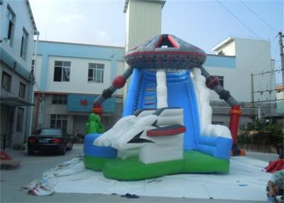China Commercial Outside Inflatable Water Slides , Bouncy Water Slides For Kids for sale
