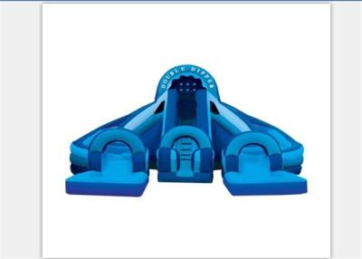 China Huge Durable Long Inflatable Water Slides With Double Dipper EN71 for sale