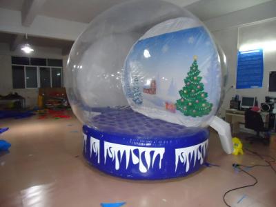 China Transparent Inflatable Advertising Products Christmas Snow Globe for sale