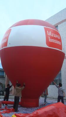 China Red Promotion Inflatable Advertising Products , Advertising Balloons For Rent for sale