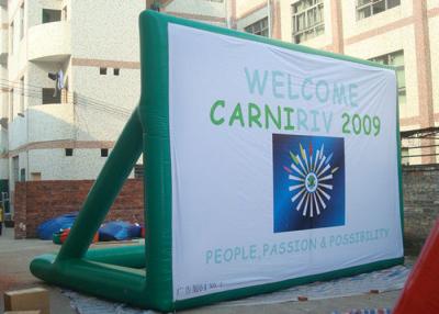 China Druckanschlagtafel PVC-Planen-aufblasbare Schirm-Fahne für Förderung zu verkaufen