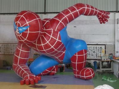 China Excellent Waterproof Inflatable Advertising Products Cartoon Spiderman for sale