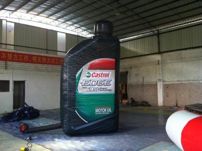 China Modelo inflable de la forma de la botella de aceite, botella inflable interesante del PVC para hacer publicidad en venta