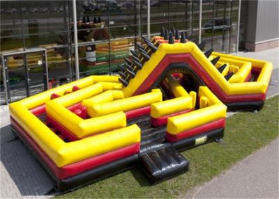 China Challenge Inflatable Obstacle Course , Adult Moon Bounce Obstacle Course for sale