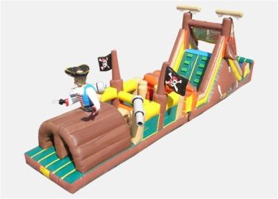 China Pop Commercial Inflatable Obstacle Course , Commercial Indoor Obstacle Course For Playing for sale