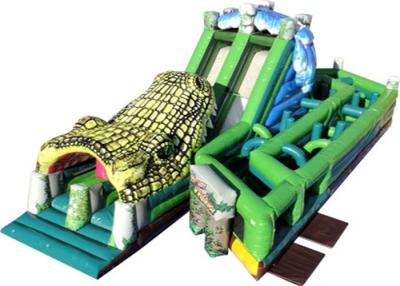 China Giant Inflatable Obstacle Course , Playground Outdoor Obstacle Course For Students for sale