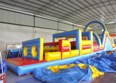 China Safety Inflatable Obstacle Course , Kids Obstacle Course Equipment For Fun for sale