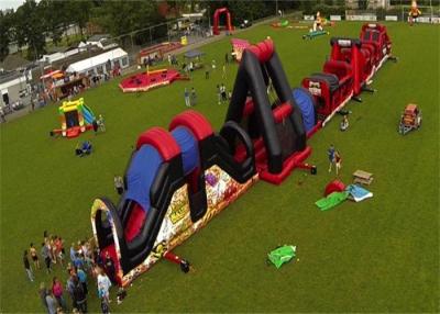 China Outdoor Inflatable Obstacle Course , Full Challenge Adult Outdoor Obstacle Course for sale