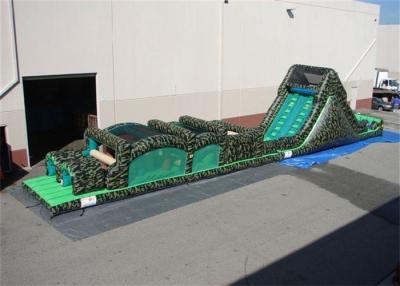 China 60 Feet Inflatable Obstacle Course , Inflatable Military Obstacle Course for sale