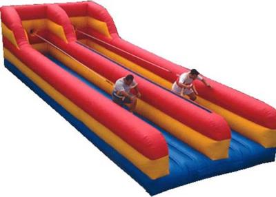 China Inflatable Interactive Games Outdoor Double Lane Inflatable Bungee Run Hire for sale