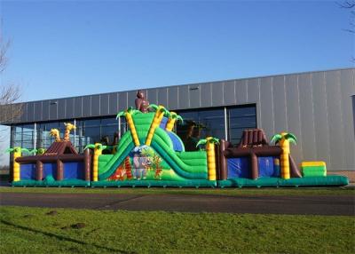 China Giant Inflatable Combination Obstacle Course Bouncy Castles Playground for sale