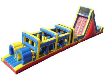 China Floating Inflatable Obstacle Course / Adult Blow Up Water Obstacle Course for sale