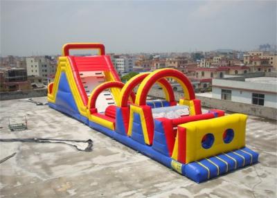 China Attractive Inflatable Obstacle Course For Blow Up Kids And Adults Games for sale