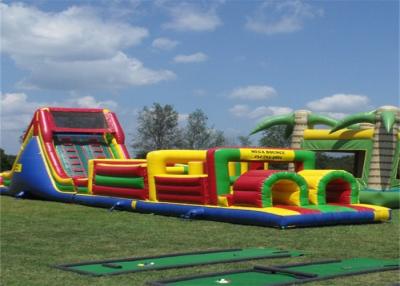 China Funny Inflatable Obstacle Course , Bouncy Obstacle Course Jumpers With CE for sale