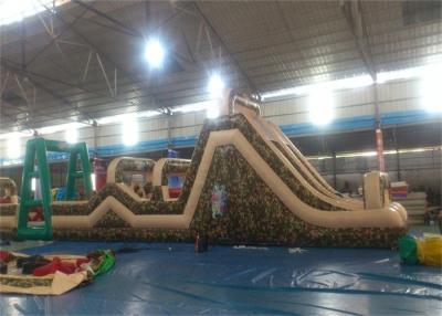 China Huge Inflatable Obstacle Course For Adults , Inflatable Outdoor Play Equipment for sale