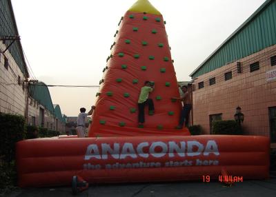 China Customized Inflatable Sports Games Plastic Kids Rock Climbing Wall EN71 for sale