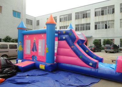 China Kids Princess Bouncy Castle Slide Combo For Inflatable Amusement Park for sale