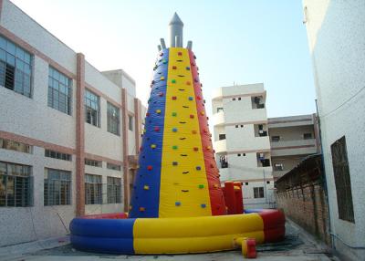 China Colourful  Inflatable Interactive Indoor Inflatable Climbing Wall Hire for sale