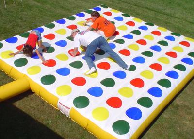 China Popular Inflatable Interactive Games , Kids Inflatable Twister Game for sale