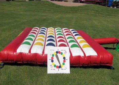 China Outdoor Inflatable Interactive Games , Giant Inflatable Twister Game for sale