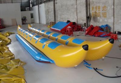 China Double Lane Inflatable Flying Fish Boat , PVC Tarpaulin Inflatable Banana Boat for Water Sport Game for sale