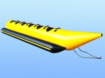 China Barco de banana inflável da água da pessoa do parque de diversões 6 com o ventilador do CE/UL à venda