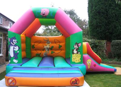 China Custom Cartoon Inflatable Combo Tom And Jerry Bouncy Castle For Rent for sale
