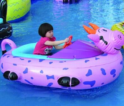 China Water Park Inflatable Toy Boat , Animal Inflatable Bumper Boat For Kids for sale