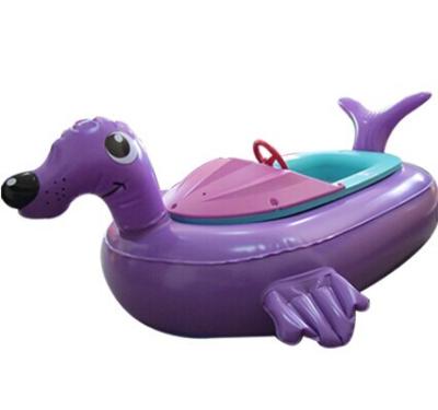 China Animal Boat Inflatable Toys , 1 Person Inflatable Bumper Boat for Pool for sale
