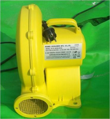 China Ventilador inflable portátil de diverso voltaje amarillo para el castillo animoso en venta