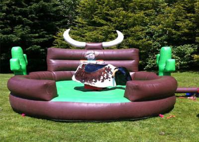 China Outdoor Inflatable Interactive Games Kids Mechanical Bull Riding Machine for sale