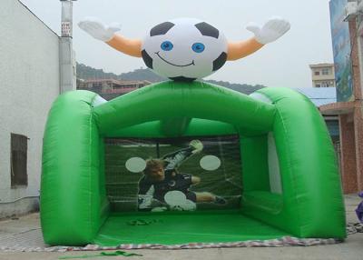 China Fogo - objetivo inflável do futebol dos jogos infláveis exteriores resistentes das crianças à venda