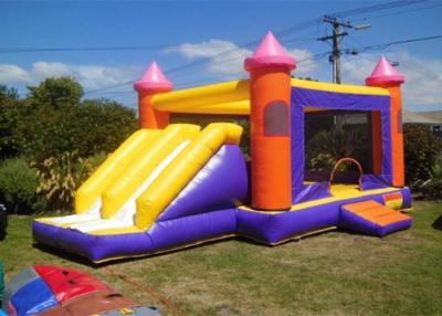 China Children Double Lane Inflatable Combo Castle Bounce House with Slide for sale