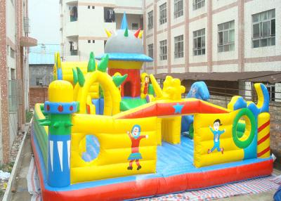 China Customized Colourful Inflatable Bouncy Castle , Kids Inflatable Playground for sale