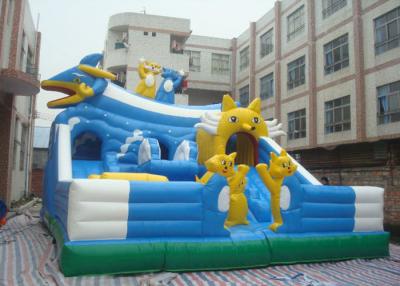 China Outdoor Huge Children Inflatable Jumping Bouncy Castle With Slide for sale