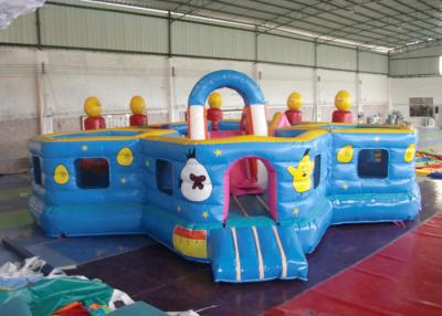 China Reizender wasserdichter aufblasbarer Kleinkind-Spielplatz, Kinderfedernd Schloss-Miete zu verkaufen