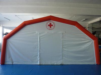 China Portable 0.65mm PVC Tarpaulin Inflatable Medical Tent For Hospital , EN71 - 2 - 3 for sale