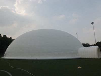 China Huge 0.55mm PVC Tarpaulin White Dome Lgloo Inflatable Tent For Party for sale