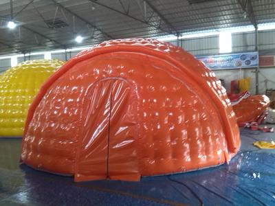 China Water Proof 6m Diameter PVC Tarpaulin Inflatable Camping Tent With EN14960 for sale