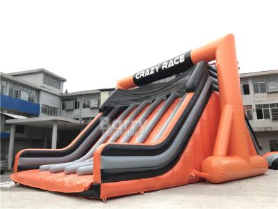 China PVC Tarpaulin Adult Inflatable 5k Obstacle Course For Running Race OEM for sale